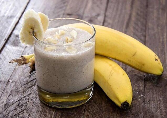 Bananas and kefir