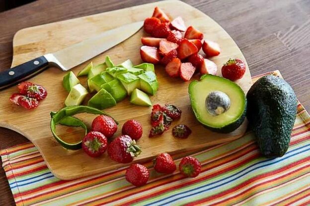 Butter and strawberry